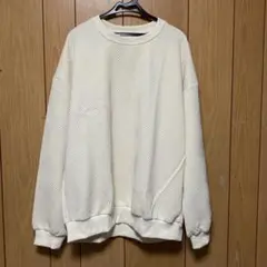 Lサイズ メンズ 春 秋 ホワイト長袖 上着