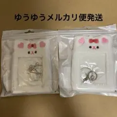 ＤＭＭスクラッチ 推し活 2025 D賞 ふわふわトレカケース くま 2点セット