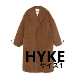 HYKE リバーシブル　ファーコート　サイズ1 HYKE リバーシブル ファーコート サイズ1 - メルカリ