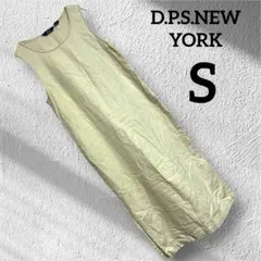 【D.P.S.NEW YORK】 良品✨️(S)ノースリーブ ロングワンピース