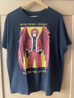 人気アイテム【ヒロアカ】半袖/Tシャツ/ブラック/ホークス/バースデー 人気アイテム【ヒロアカ】半袖/Tシャツ/ブラック/ホークス