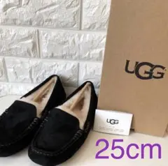 新作 ウォータープルーフ UGG アンスレー モカシン ブラック US8
