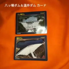 ダムカード 八ッ場ダム 温井ダムのセット（送料無料）