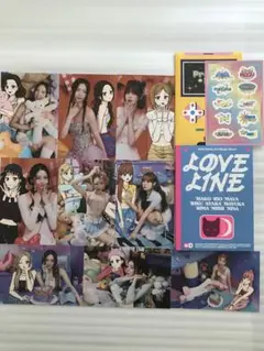 NiziU LOVE LINE 2nd SingleAlbumポストカード9枚付