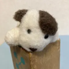 お茶の間　わんちゃん毛糸ぬいぐるみヘアクリップ