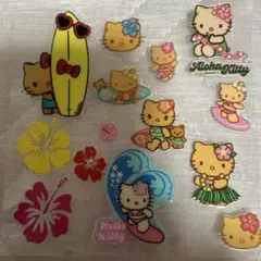 新作日焼けキティサーフィンカプラシール！新品♪