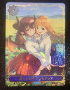 シャドウバース エボルヴ　遥かなる絆　アン&グレア　リーダー シャドウバースエボルヴ リーダーカード 遥かなる絆・アン