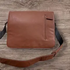 ◆新品未使用◆ 馬革ショルダーバッグ Flying Horse レザー ブラウン