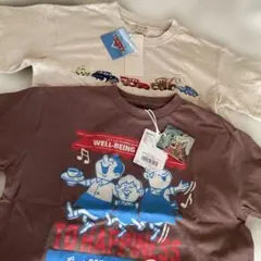 CARSキャラクターTシャツ 130cm,MARKEYSブラウン120cm