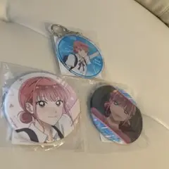 アオのハコオンラインくじ蝶野雛 缶バッジ＆アクキー