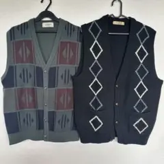 VISAVIS & LINDBERGH ベスト 古着80s 70s 90s 美品