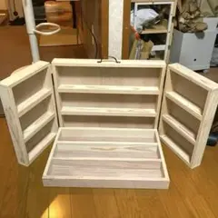 なー様　全３点　トランク型什器　アクセサリー台　 木製金庫 なー様 全3点 トランク型什器 アクセサリー台 木製金庫 なー様 全3