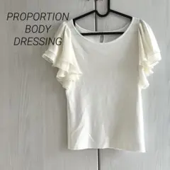 PROPORTION BODY DRESSING フリル袖　切り替え　トップス