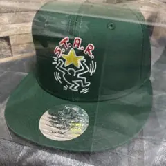 非売品　Keith Haring キースヘリング　キャップ　グリーン