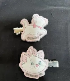 ディズニー マリー ヘアクリップ 2個セット　おしゃれキャット