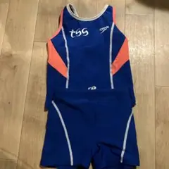 Speedo 水着 スイムスーツ 青 オレンジ