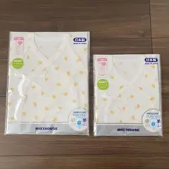 【新品】ミキハウス 新生児 コンビ肌着 短肌着