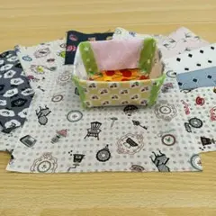 ★A857★ カットクロス/プリント生地/国産/25cm×25cm/10点