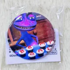 ディズニーストア　ランドール　モンスターズユニバーシティ　缶バッジ