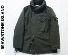 ストーンアイランド　モッズコート　カーキ　L STONE ISLAND 22AW David Light-T/C with Micropile ストーン
