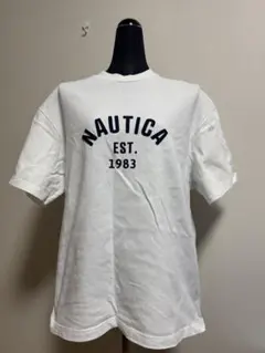 【送料無料】NAUTICA ノーティカ フェルトパッチ アーチロゴtシャツ