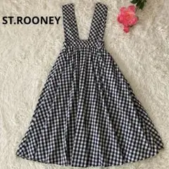 ST.ROONEY セントルーニー ギンガムチェック サロペット ワンピース　F