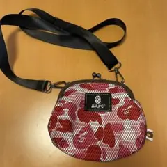 Bape ショルダーバッグ がま口ポーチ 2way