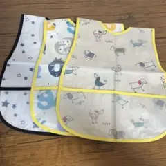 食事用エプロン ポケット付き