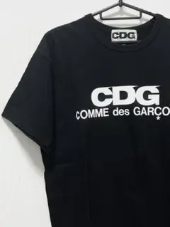 CDG コムデギャルソン ロゴ Tシャツ ブラック 黒