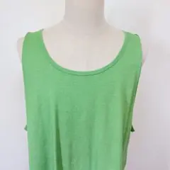 【2XL】FRUIT OF THE LOOM 無地タンクトップ グリーン j52