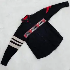 BROOKS & DUNN シャツ ロングスリーブ ブラック レッド プリント