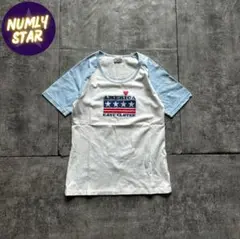 archive grunge raglan short sleeve shirt