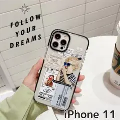 iPhone11 ケース カバー キッズイラスト かわいい カジュアル ボーイ