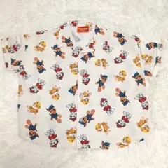【美品】パウパトロール キャラクター柄 半袖シャツ ブラウス 100サイズ