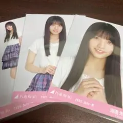 海邉朱莉 乃木坂46 フリルミニスカ 生写真 3種コンプ