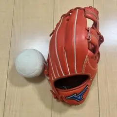 ソフトボールグローブ　MIZUNOミズノ　2号級ボール付き