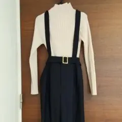 未使用☆アルアバイル ネイビーサロペット