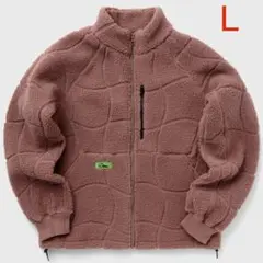 新品 Dime COVERSTICH SHERPA FLEECE モーブ L