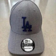 New Era 9FORTY LAキャップ グレー