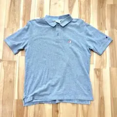 チャンピオン　ポロシャツ　XL グレー