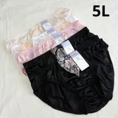 【5L5枚】下着 レディース ショーツ 4XL まとめ売り(H575)