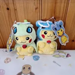 シンガポール限定 貴重 ぬいぐるみ ポンチョピカチュウ ラプラス