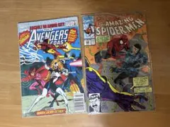marvelコミック　アベンジャーズ #353 & スパイダーマン #361