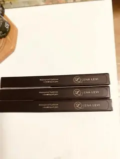 レナレビ　エボニー３本セット新品 ウォータープルーフ ライナーリキッドペン #300 エボニーの卸