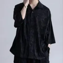 Casper John バリアスドルマンシャツ フラワージャガード　シャツ　S