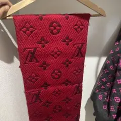 ルイヴィトン マフラーRED③