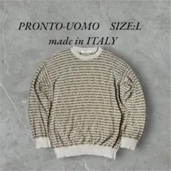 PRONTO-UOMO ニットセーター Lサイズ