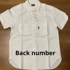 BACK NUMBER WASHI DENIM半袖シャツ M