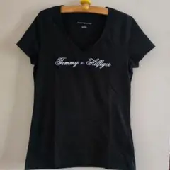 TOMMY HILFIGERレディースカットソー　ブラック