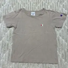 Champion ベージュ Tシャツ 110サイズ
